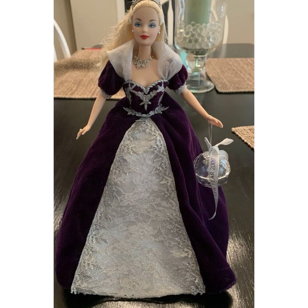Collectible 2000 Millennium Princess BARBIE Special Edition Purple Dress
